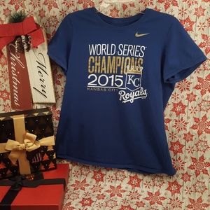 Nike womans 2015 Royals World Series Champions tee